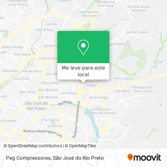 Peg Compressores mapa