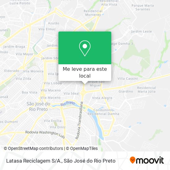 Latasa Reciclagem S/A. mapa