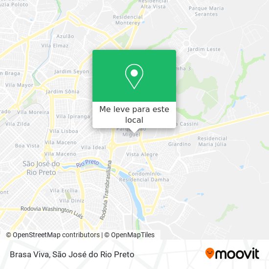Brasa Viva mapa