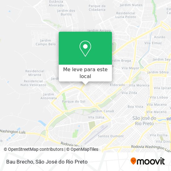 Bau Brecho mapa