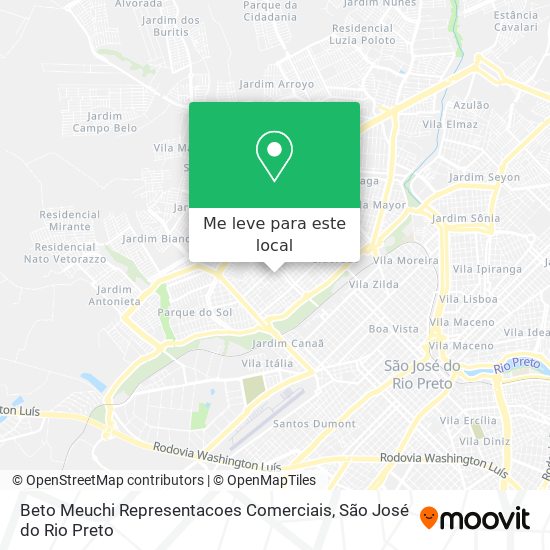 Beto Meuchi Representacoes Comerciais mapa