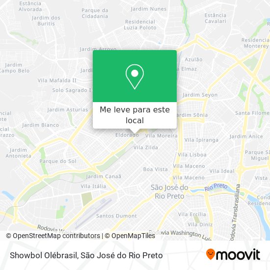 Showbol Olébrasil mapa