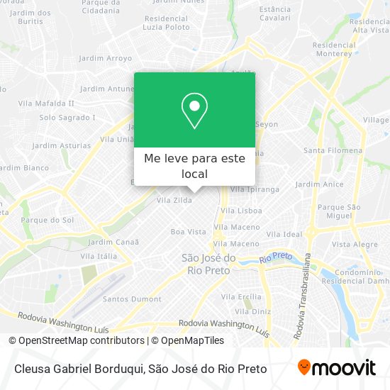 Cleusa Gabriel Borduqui mapa