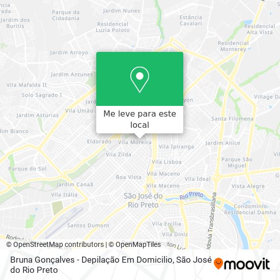 Bruna Gonçalves - Depilação Em Domicilio mapa
