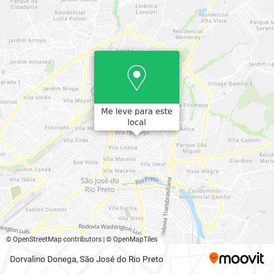 Dorvalino Donega mapa