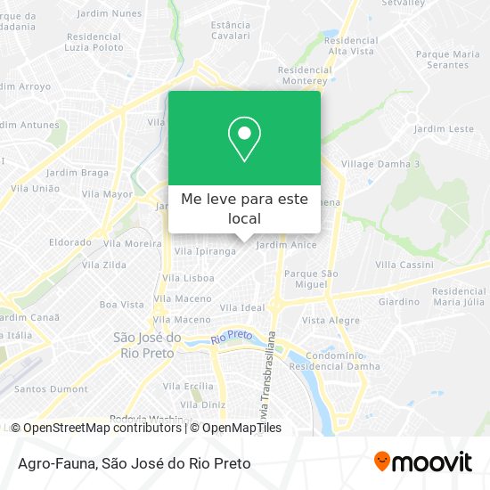 Agro-Fauna mapa