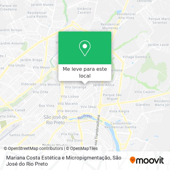 Mariana Costa Estética e Micropigmentação mapa