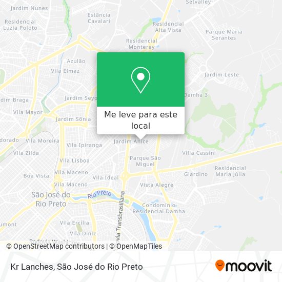 Kr Lanches mapa