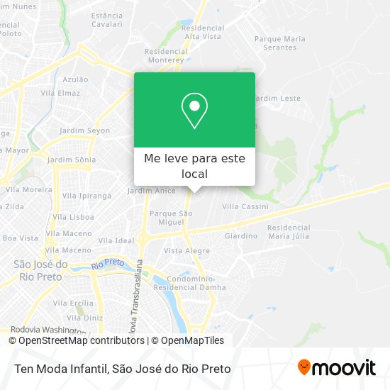 Ten Moda Infantil mapa