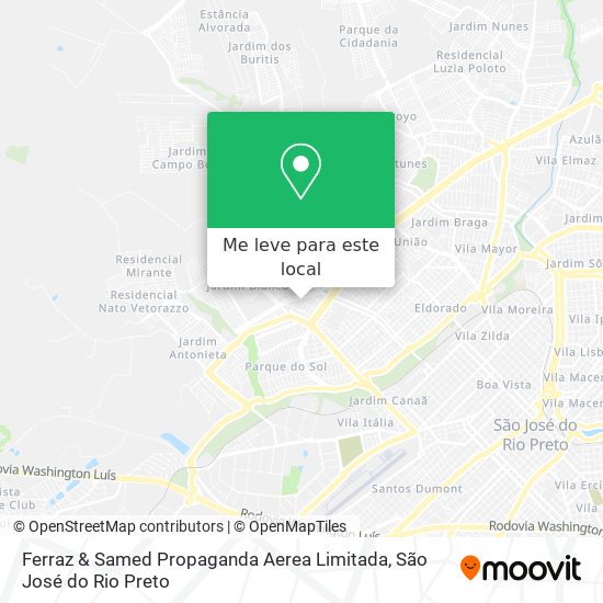 Ferraz & Samed Propaganda Aerea Limitada mapa