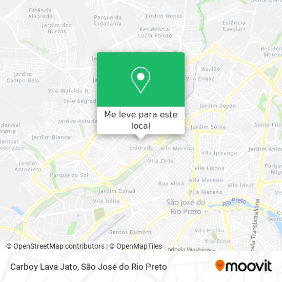 Carboy Lava Jato mapa