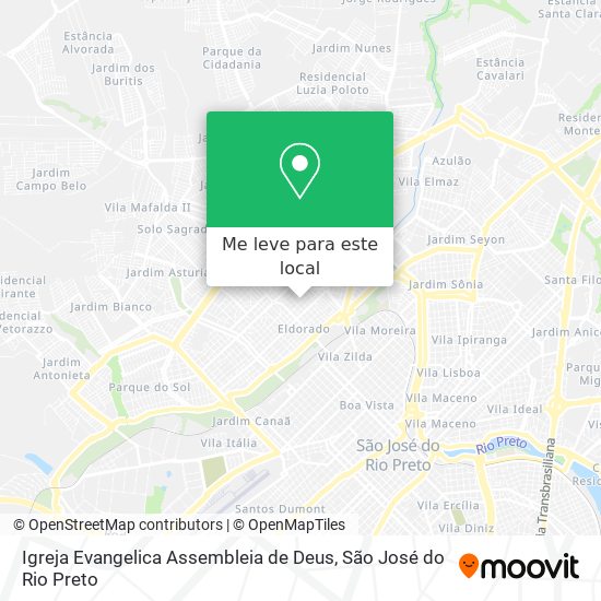 Igreja Evangelica Assembleia de Deus mapa