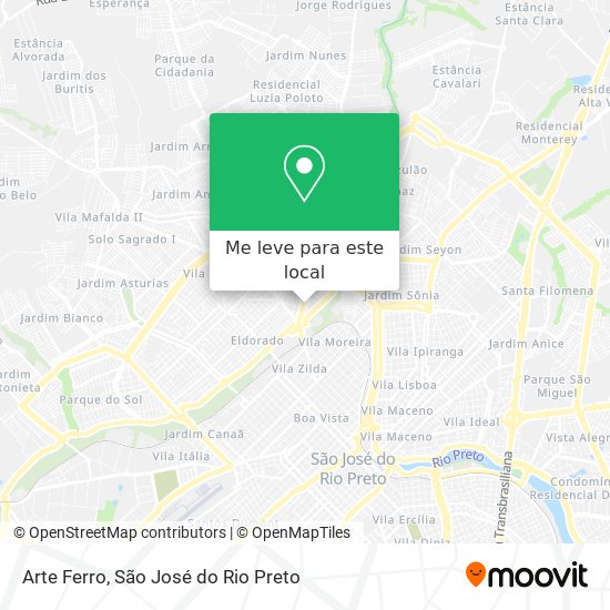 Arte Ferro mapa