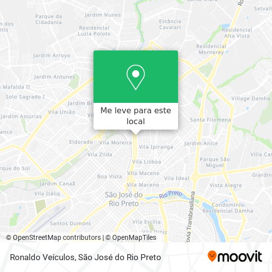 Ronaldo Veículos mapa
