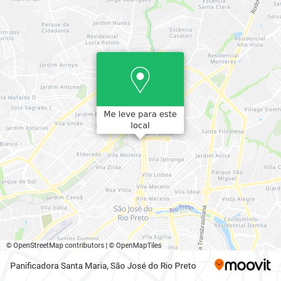 Panificadora Santa Maria mapa