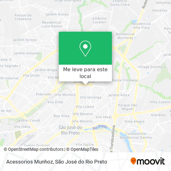 Acessorios Munhoz mapa