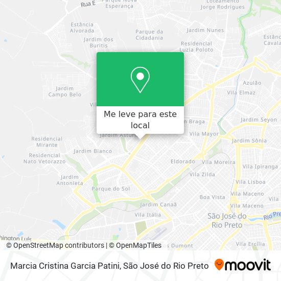 Marcia Cristina Garcia Patini mapa