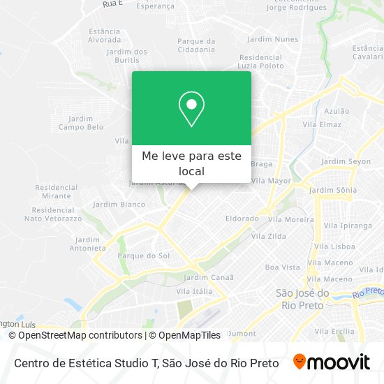 Centro de Estética Studio T mapa