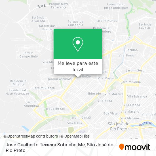 Jose Gualberto Teixeira Sobrinho-Me mapa