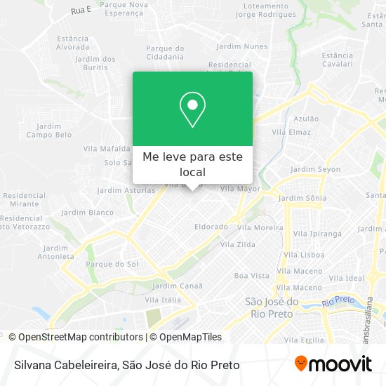 Silvana Cabeleireira mapa