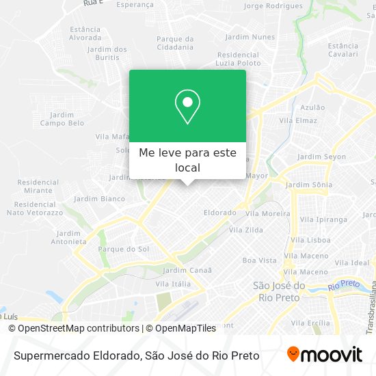Supermercado Eldorado mapa