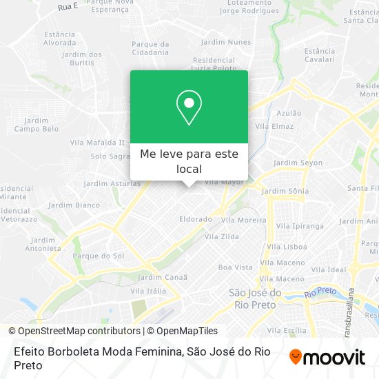 Efeito Borboleta Moda Feminina mapa