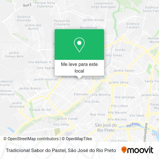 Tradicional Sabor do Pastel mapa