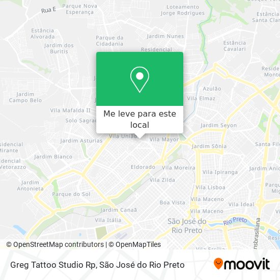 Greg Tattoo Studio Rp mapa