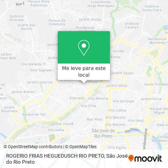 ROGERIO FRIAS HEGUEDUSCH RIO PRETO mapa