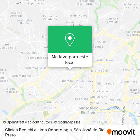 Clinica Beolchi e Lima Odontologia mapa