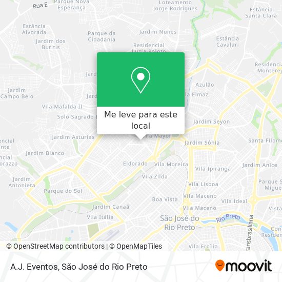 A.J. Eventos mapa