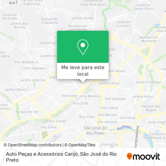 Auto Peças e Acessórios Carijò mapa