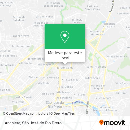 Anchieta mapa