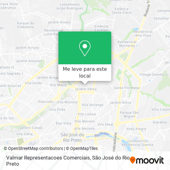 Valmar Representacoes Comerciais mapa