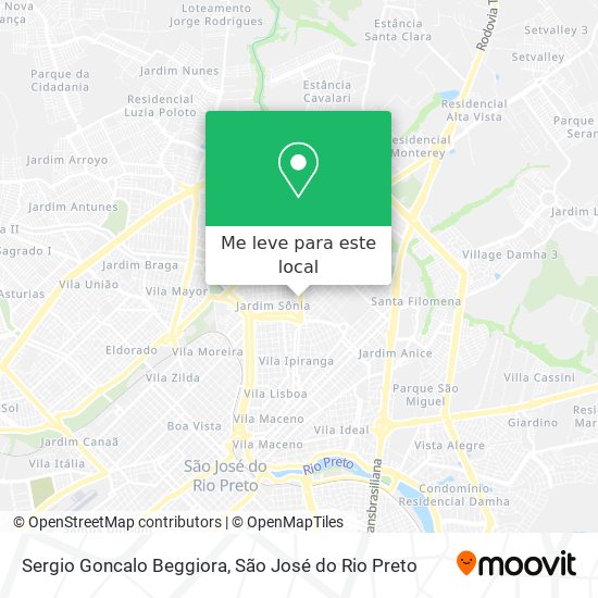 Sergio Goncalo Beggiora mapa