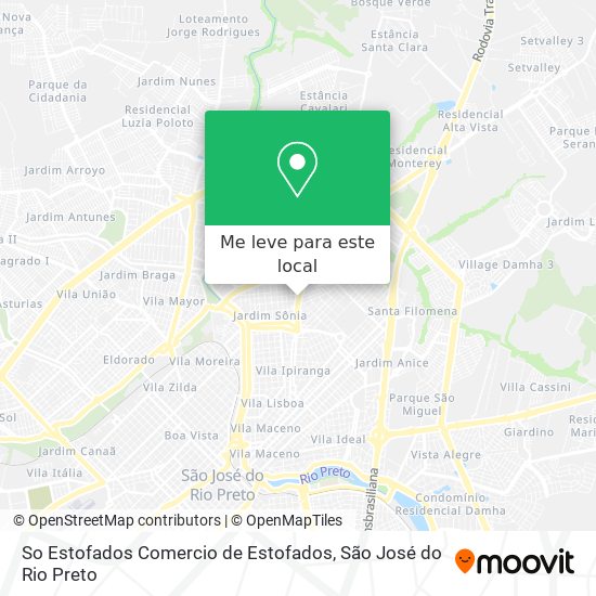 So Estofados Comercio de Estofados mapa