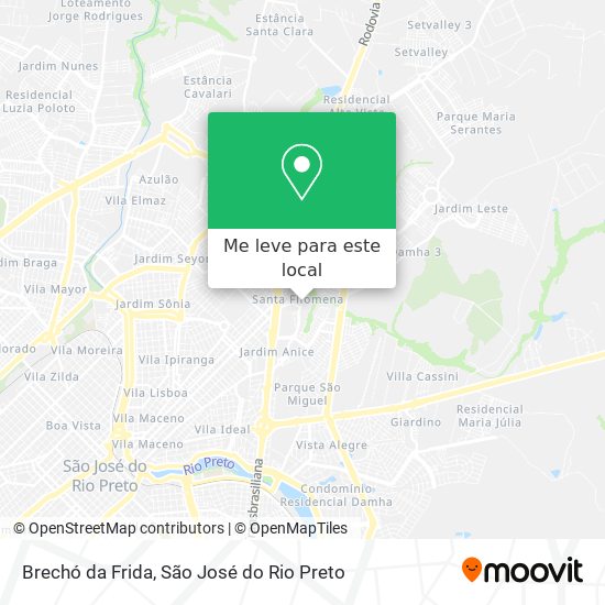 Brechó da Frida mapa