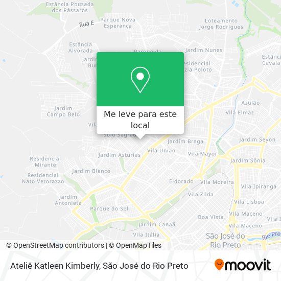 Ateliê Katleen Kimberly mapa