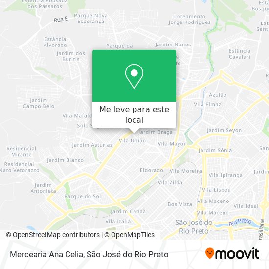 Mercearia Ana Celia mapa