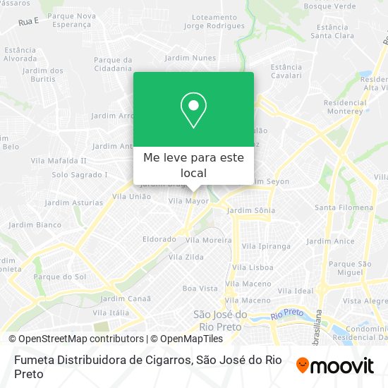 Fumeta Distribuidora de Cigarros mapa