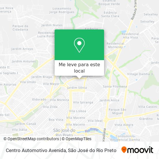 Centro Automotivo Avenida mapa