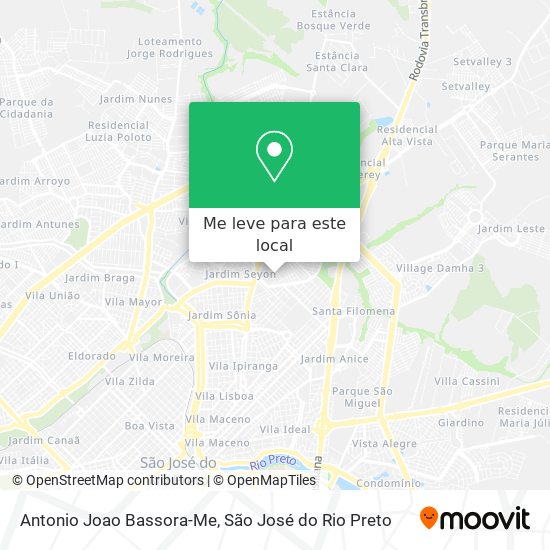Antonio Joao Bassora-Me mapa