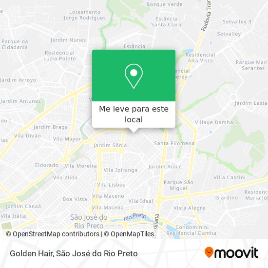 Golden Hair mapa