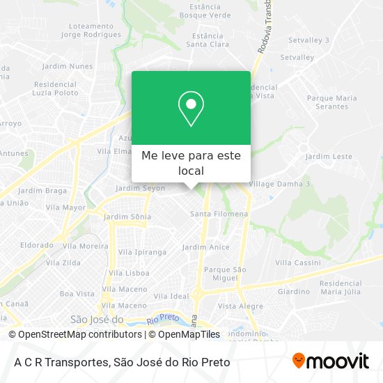 A C R Transportes mapa