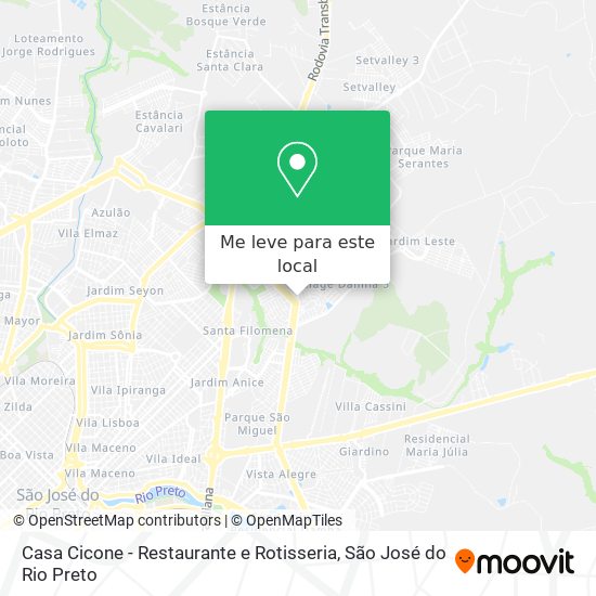 Casa Cicone - Restaurante e Rotisseria mapa