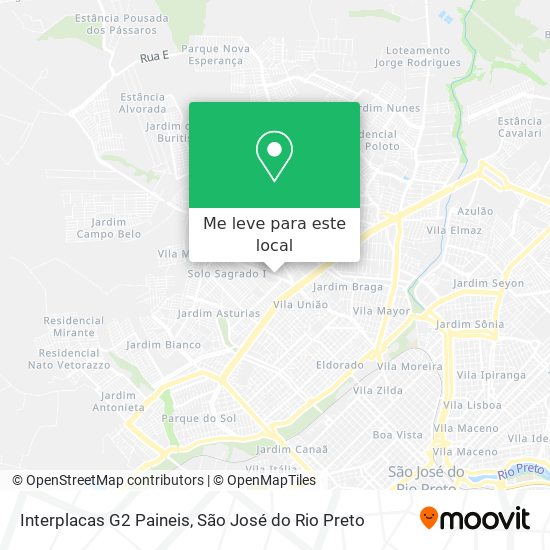Interplacas G2 Paineis mapa