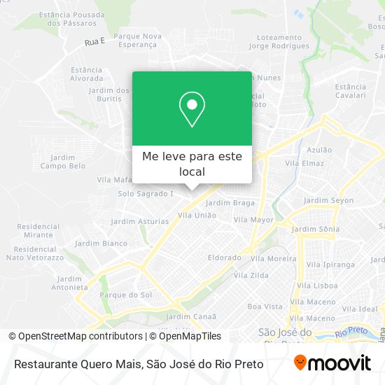 Restaurante Quero Mais mapa