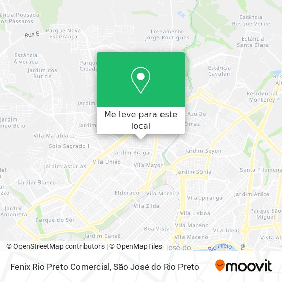 Fenix Rio Preto Comercial mapa