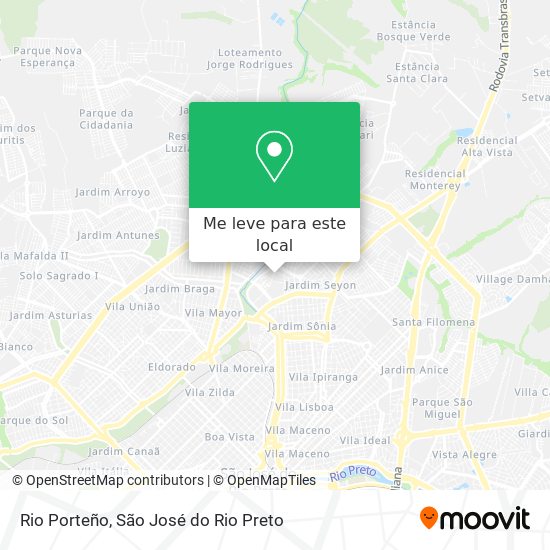 Rio Porteño mapa