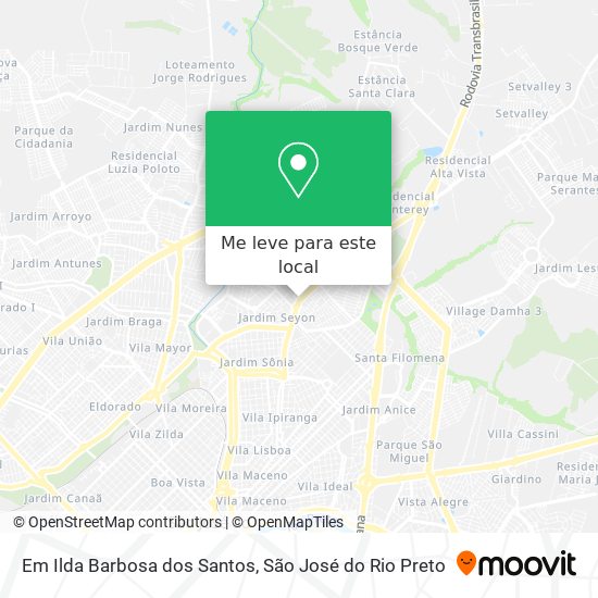 Em Ilda Barbosa dos Santos mapa